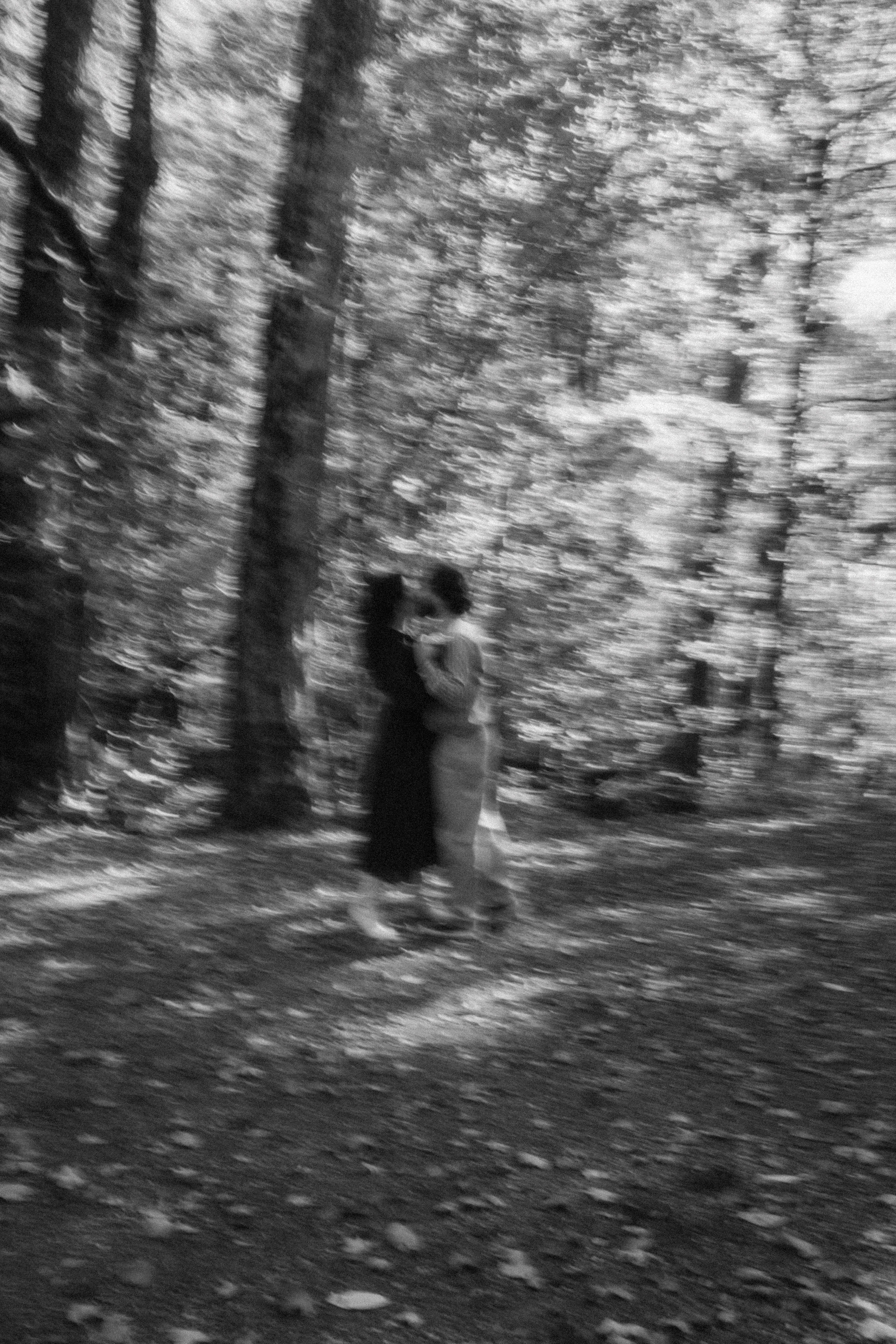 Melissa smiling during the engagement session